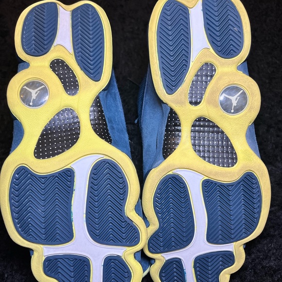 2013 Air Jordan 13 Retro ‘Squadron Blue’ Men’s Size 8 - Picture 3 of 12